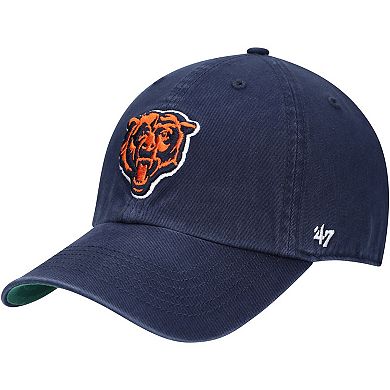 Men's '47 Navy Chicago Bears Franchise Mascot Logo Fitted Hat