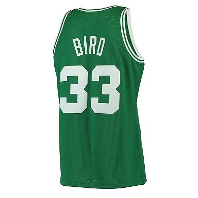 Men's Mitchell & Ness Larry Bird Kelly Green Boston Celtics Hardwood Classics Swingman Jersey