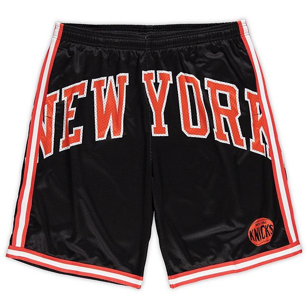 Men's Mitchell & Ness Black New York Knicks Big & Tall Hardwood