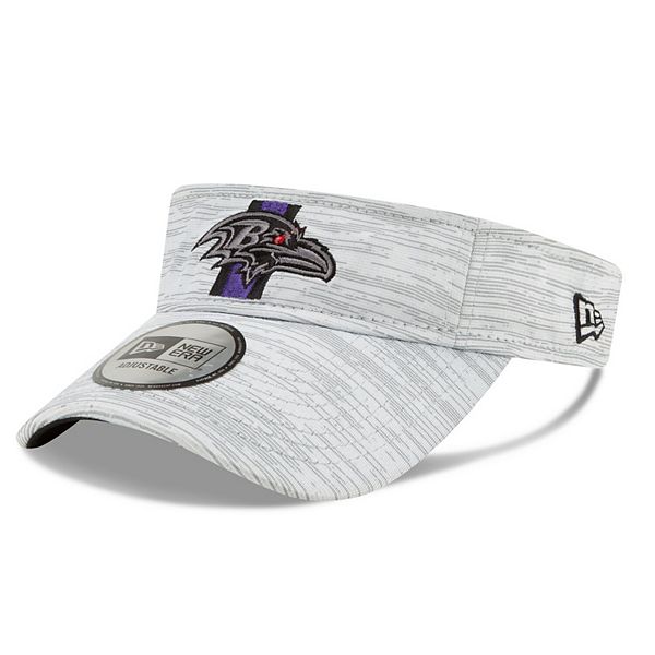 Men's New Era Gray Baltimore Ravens 2021 NFL Training Camp Official Visor