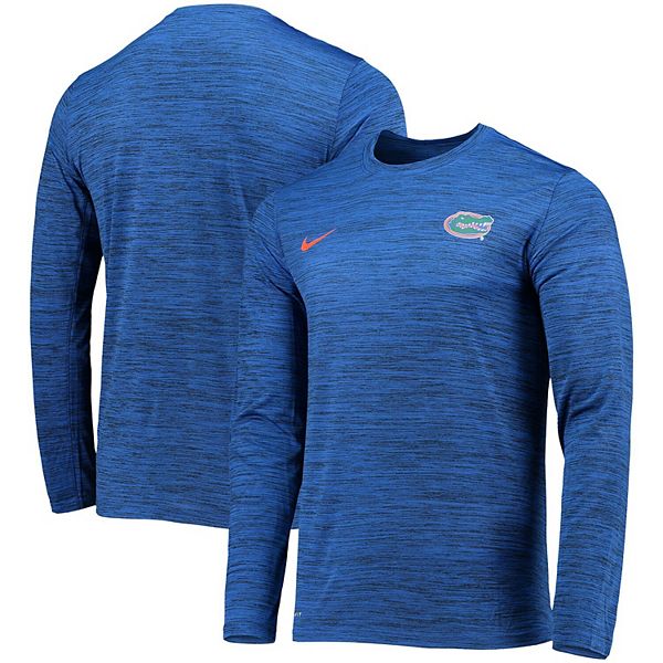 Men's Nike Royal Florida Gators Velocity Legend Performance Long Sleeve ...