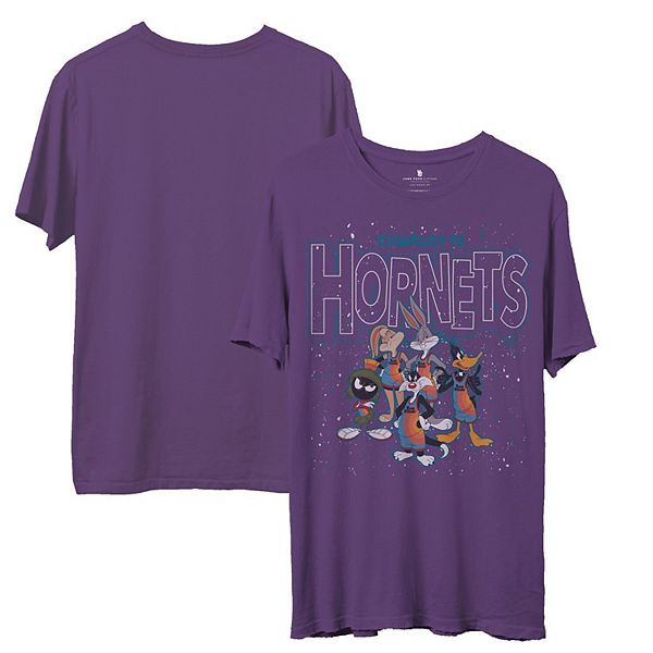Mens Charlotte Hornets Splatter Graphic T-Shirt