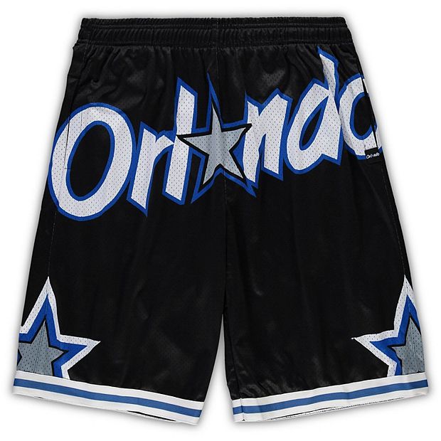 Men's Mitchell & Ness Black Orlando Magic Big & Tall Hardwood