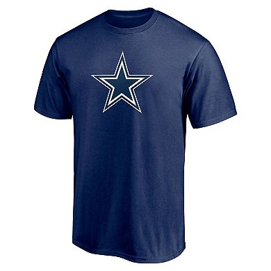 Men's Fanatics Branded Dak Prescott Navy Dallas Cowboys Player Icon Name & Number T-Shirt