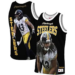 Men's Mitchell & Ness Black/Gold Pittsburgh Steelers Heritage Colorblock Tank Top Size: Small