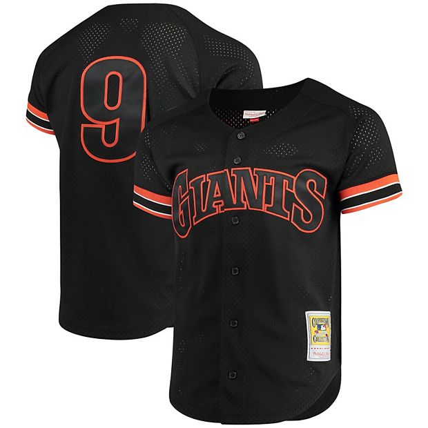 MLB San Francisco Giants Women's Short Sleeve Button Down Mesh Jersey 