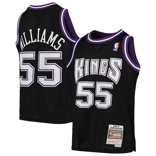 Men's Sacramento Kings Jason Williams Mitchell & Ness Gray 2000-01 Swingman  Jersey