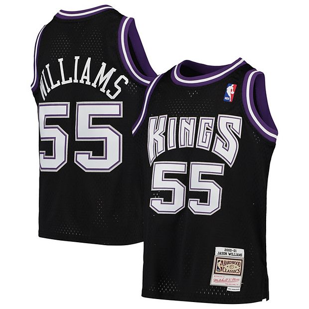 Men's Sacramento Kings Jason Williams Mitchell & Ness Gray 2000-01