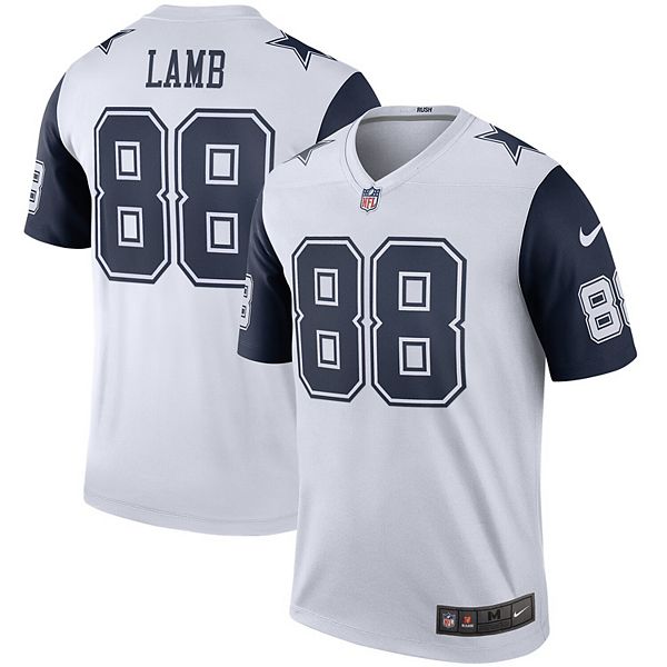 Men's Nike CeeDee Lamb White Dallas Cowboys Game Team Jersey