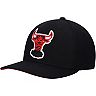 Men's Mitchell & Ness Black Chicago Bulls Hardwood Classics Zigm Zagm Redline Snapback Hat