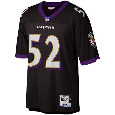 Men's Mitchell & Ness Ray Lewis Black Baltimore Ravens Legacy Replica Jersey