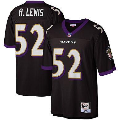 Men's Mitchell & Ness Ray Lewis Black Baltimore Ravens Legacy Replica ...