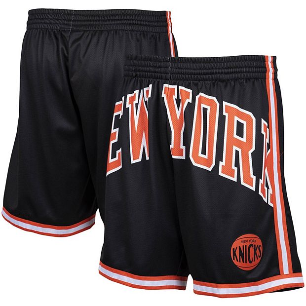 Men's Mitchell & Ness Black New York Knicks Hardwood Classics Big