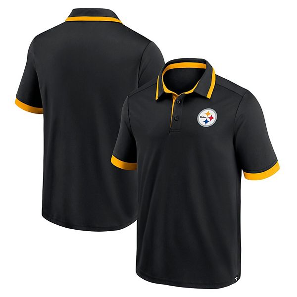 NFL Pittsburgh Steelers Fanatics Golf Polo Shirt Men's Medium