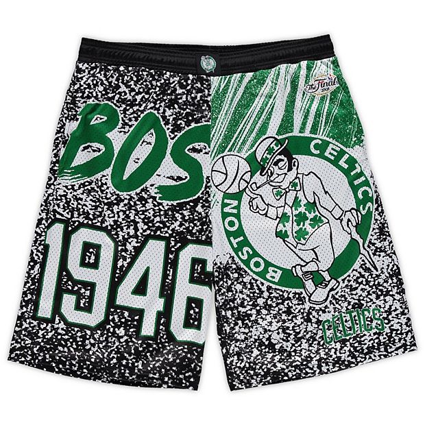 boston celtics shorts black