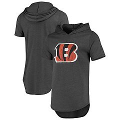 Men's Majestic Threads Black/Gray Cincinnati Bengals Field Goal Slub T-Shirt