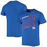 Men's Junk Food Royal New York Giants Hail Mary T-Shirt