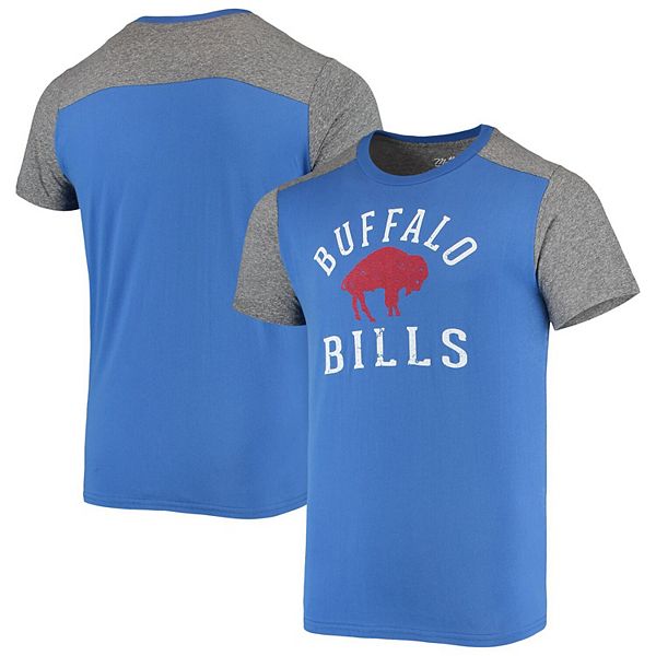 Men's Majestic Threads Royal/Heathered Gray Buffalo Bills Gridiron ...