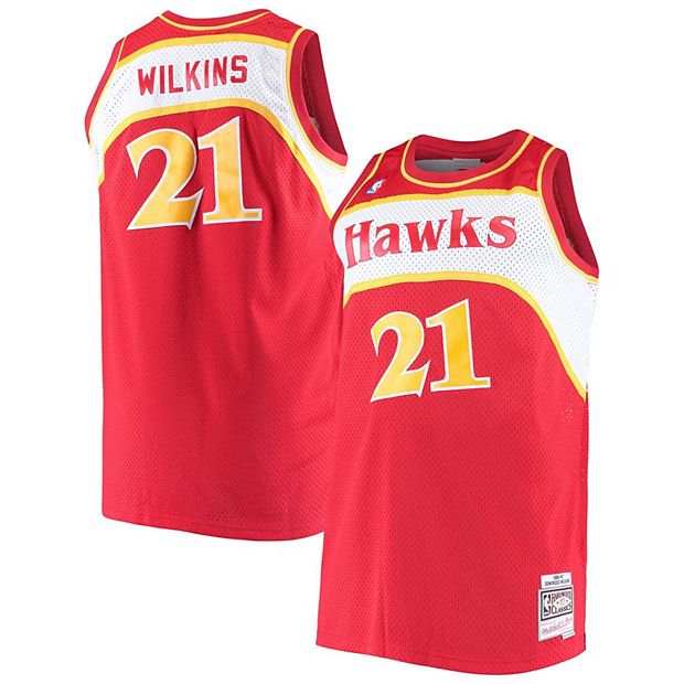 Atlanta Hawks NBA Dominique Wilkins Swingman Sewn Jersey