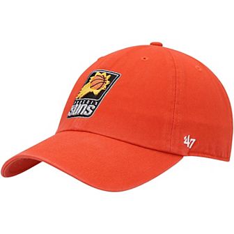 Men's '47 Orange Phoenix Suns Team Clean Up Adjustable Hat