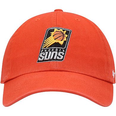 Men's '47 Orange Phoenix Suns Team Clean Up Adjustable Hat