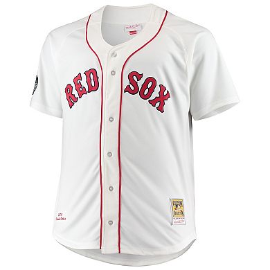 Men's Mitchell & Ness David Ortiz White Boston Red Sox Big & Tall Home Authentic Player Jersey
