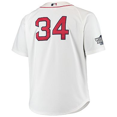 Men's Mitchell & Ness David Ortiz White Boston Red Sox Big & Tall Home Authentic Player Jersey