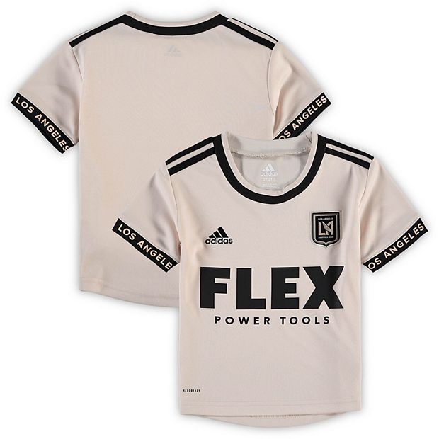 Toddler adidas Tan LAFC 2021 Heart of Gold - Heart of Los Angeles Away  Replica Jersey