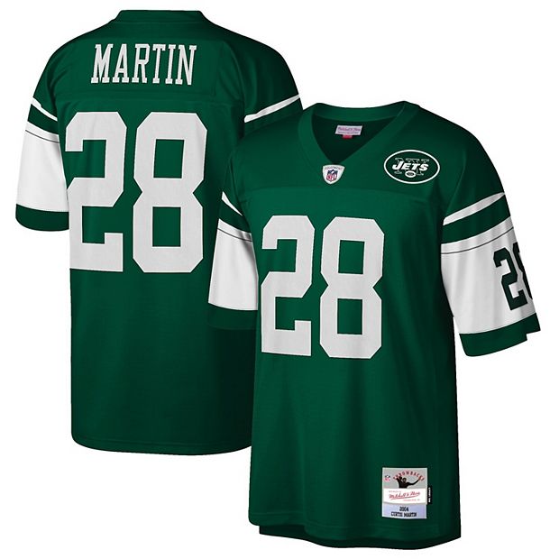 Men's Mitchell & Ness Curtis Martin Green New York Jets Retired Player  Legacy Replica Jersey