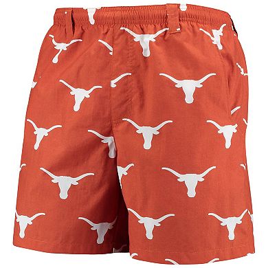 Men's Columbia Texas Orange Texas Longhorns PFG Backcast II Omni-Shade Hybrid Shorts