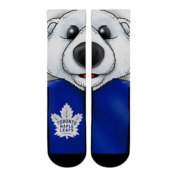 Youth Rock Em Socks Toronto Maple Leafs Split Face Mascot Crew Socks