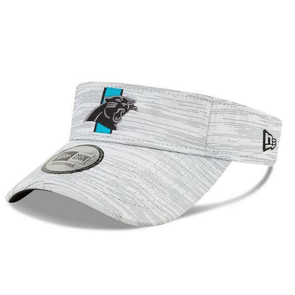 Men's New Era Gray Carolina Panthers 2021 NFL Training Camp Official Visor