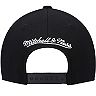 Men's Mitchell & Ness Black Philadelphia 76ers Casper Stretch Snapback Hat