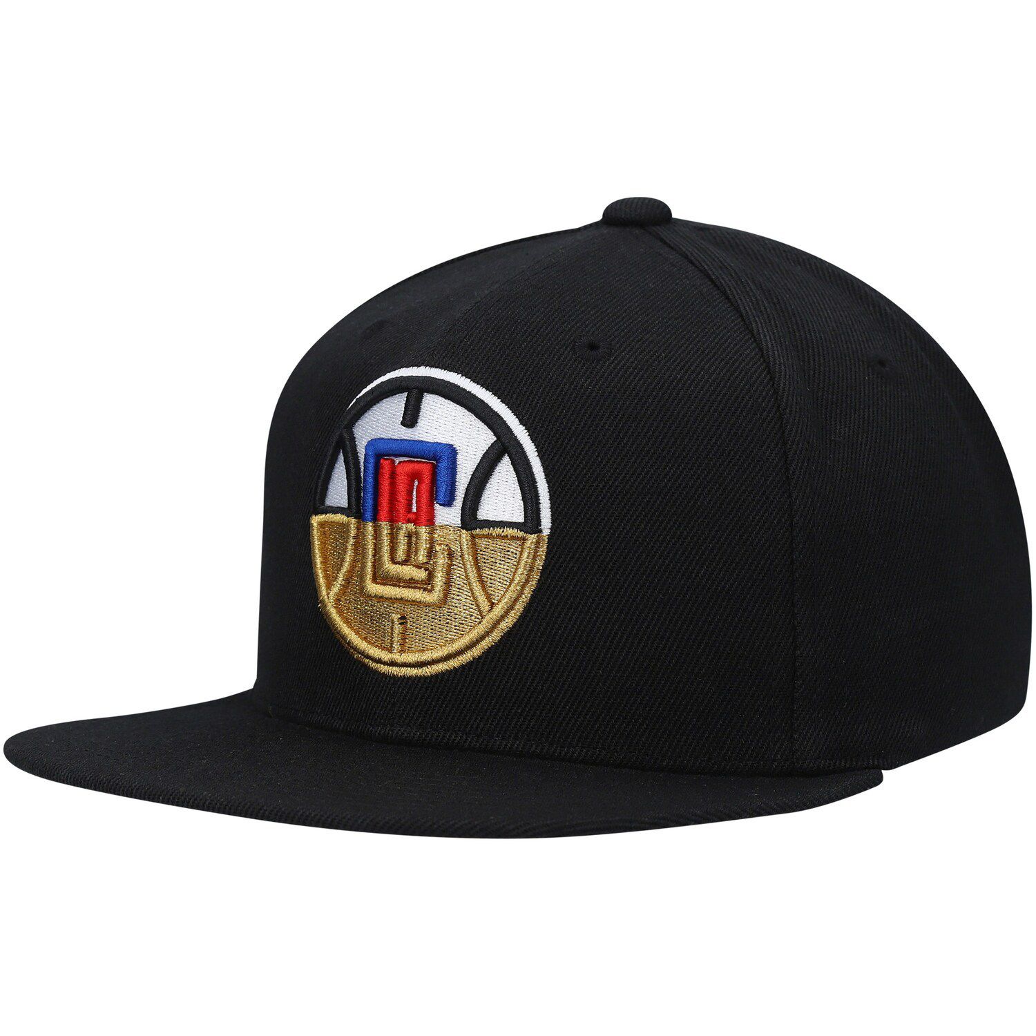 Image for Unbranded Men's Mitchell & Ness Black LA Clippers Gold Dip Down Snapback Hat at Kohl's.