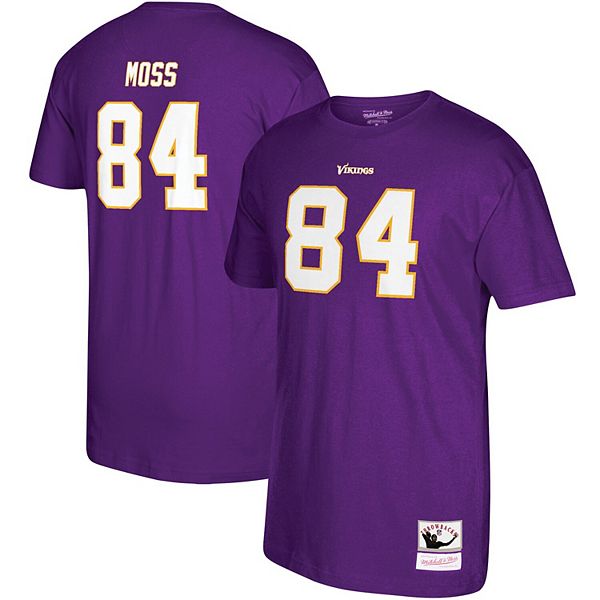 Men's Nike Randy Moss Purple Minnesota Vikings Game Retired Player Jersey