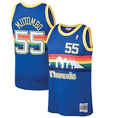 Mitchell and Ness Swingman Denver Nuggets Road NBA 1991-92 Shorts, Royal / S