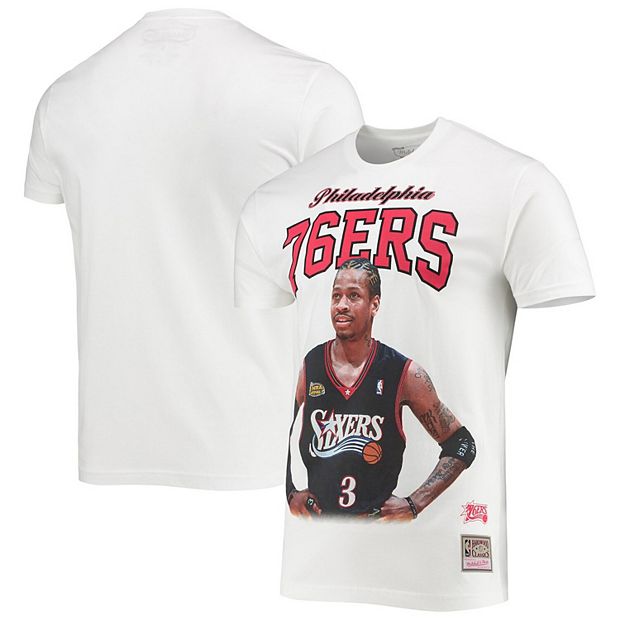 Shop Mitchell & Ness Philadelphia 76ers Iverson Slam T-Shirt