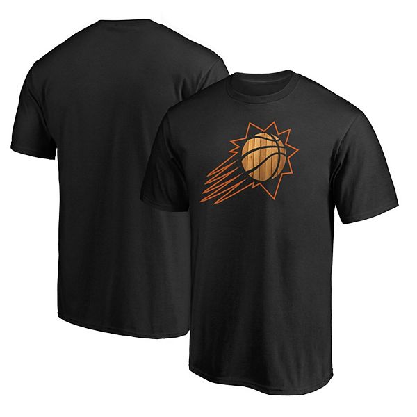 Men's Fanatics Branded Black Phoenix Suns Hardwood Logo T-Shirt