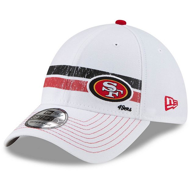 Men's New Era White San Francisco 49ers Polar 39THIRTY Flex Hat