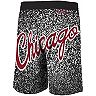 Men's Mitchell & Ness Black Chicago Bulls Hardwood Classics Jumbotron Sublimated Shorts