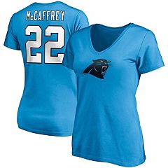 Women's Fanatics Branded Christian McCaffrey Black Carolina Panthers Plus  Size Name & Number V-Neck T