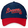 Men's Fanatics Branded Navy/Red Atlanta Braves Core Flex Hat