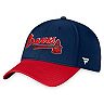 Men's Fanatics Branded Navy/Red Atlanta Braves Core Flex Hat