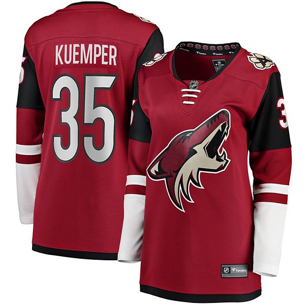 Youth Fanatics Branded Red Arizona Coyotes Breakaway Home Jersey Size: Large