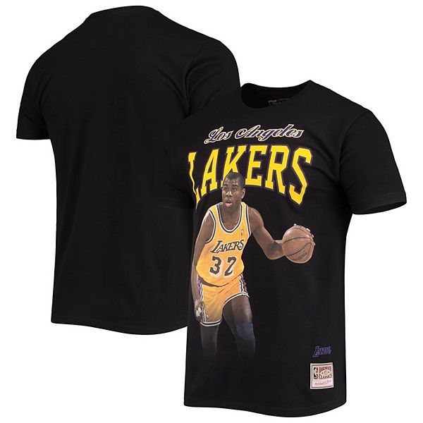 Shop Mitchell & Ness Los Angeles Lakers Magic Johnson Pullover