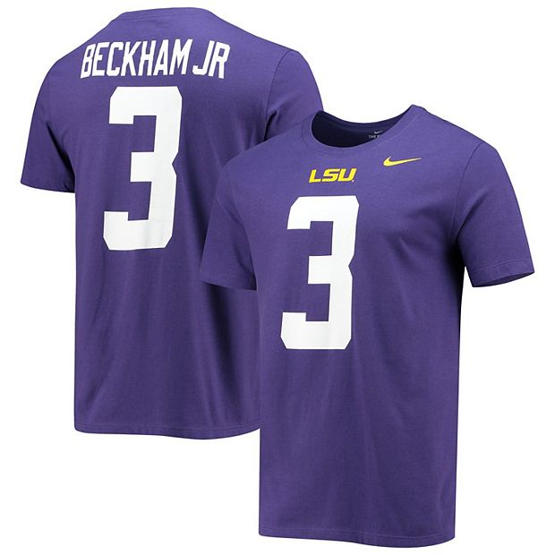 Men's Nike Odell Beckham Jr Purple LSU Tigers Game Jersey