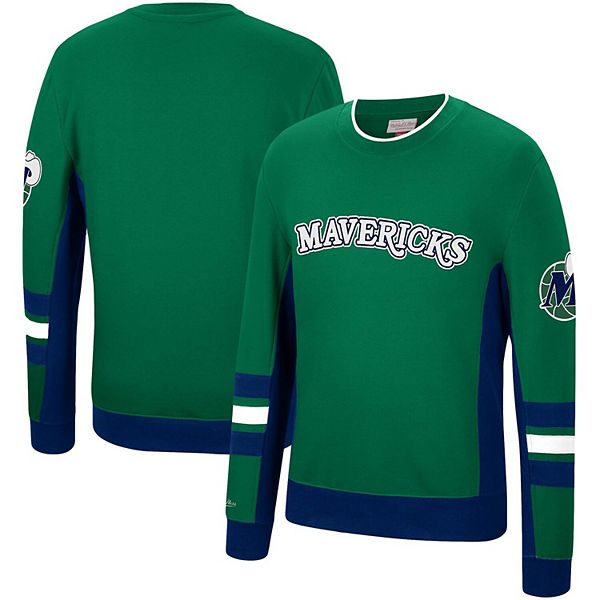 Men's Mitchell & Ness Kelly Green Dallas Mavericks Hardwood Classics ...