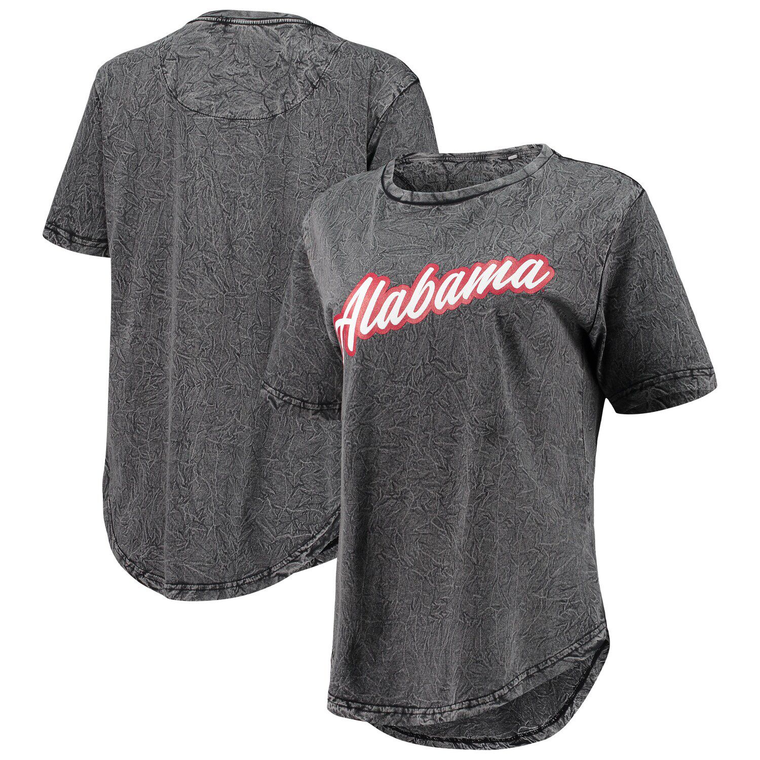 Image for Unbranded Women's Pressbox Black Alabama Crimson Tide Shortstop Mineral Wash T-Shirt at Kohl's.