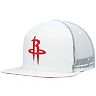Men's Mitchell & Ness White Houston Rockets Cool Down Trucker Snapback Hat