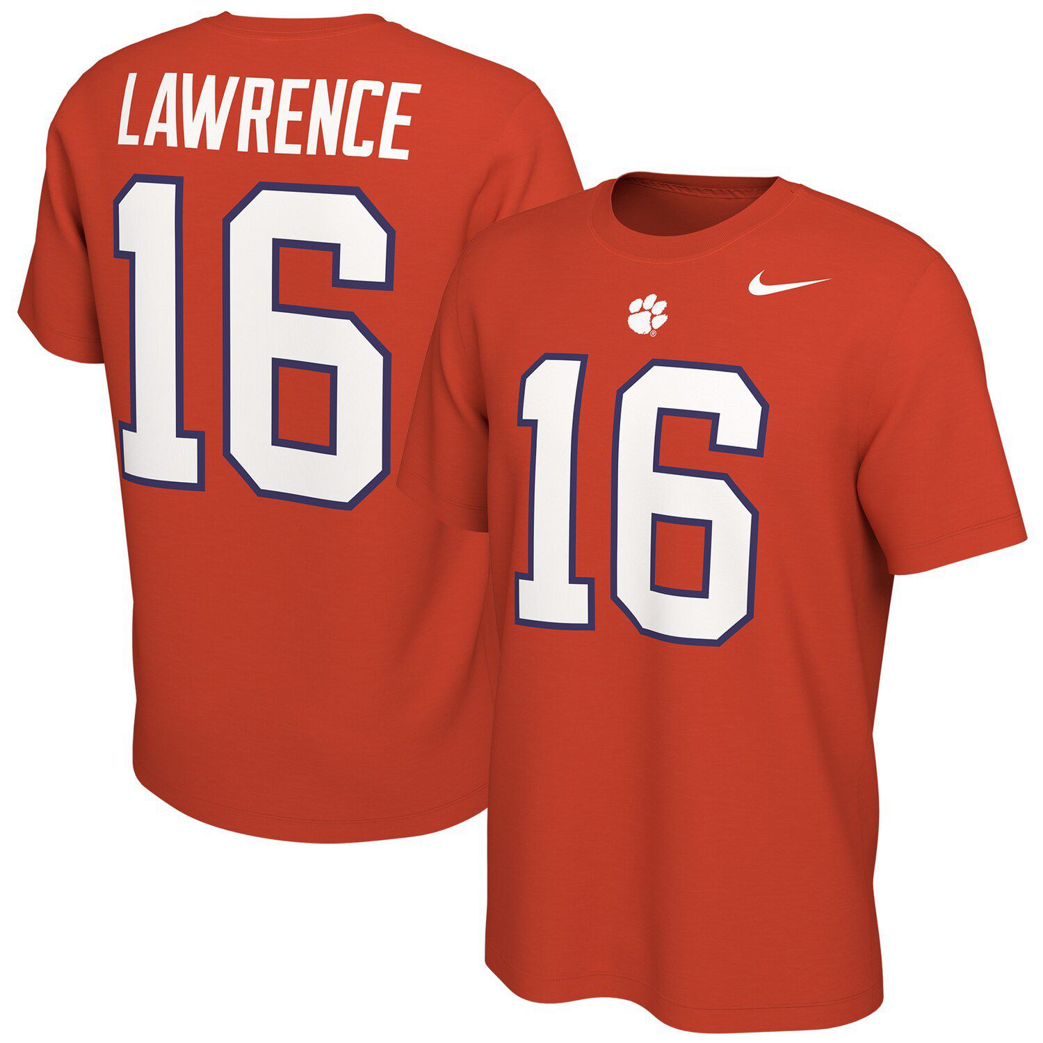 Men's Majestic Threads Trevor Lawrence Cream/Teal Jacksonville Jaguars Vintage Player Name & Number Raglan 3/4-Sleeve T-Shirt